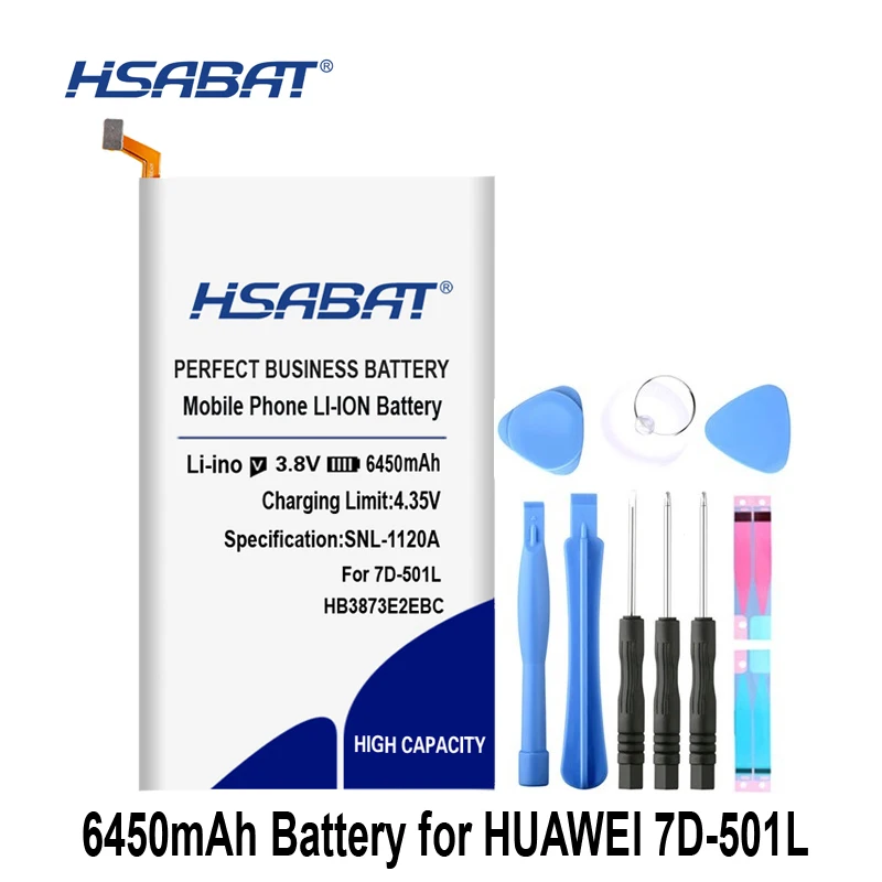 HB3873E2EBC 6450 мА/ч, Батарея для huawei Mediapad X2 Honor X1 7," /7D-501U GEM-702L GEM-701L 7D-503LT 7D-501L GEM-703L 7D-503L