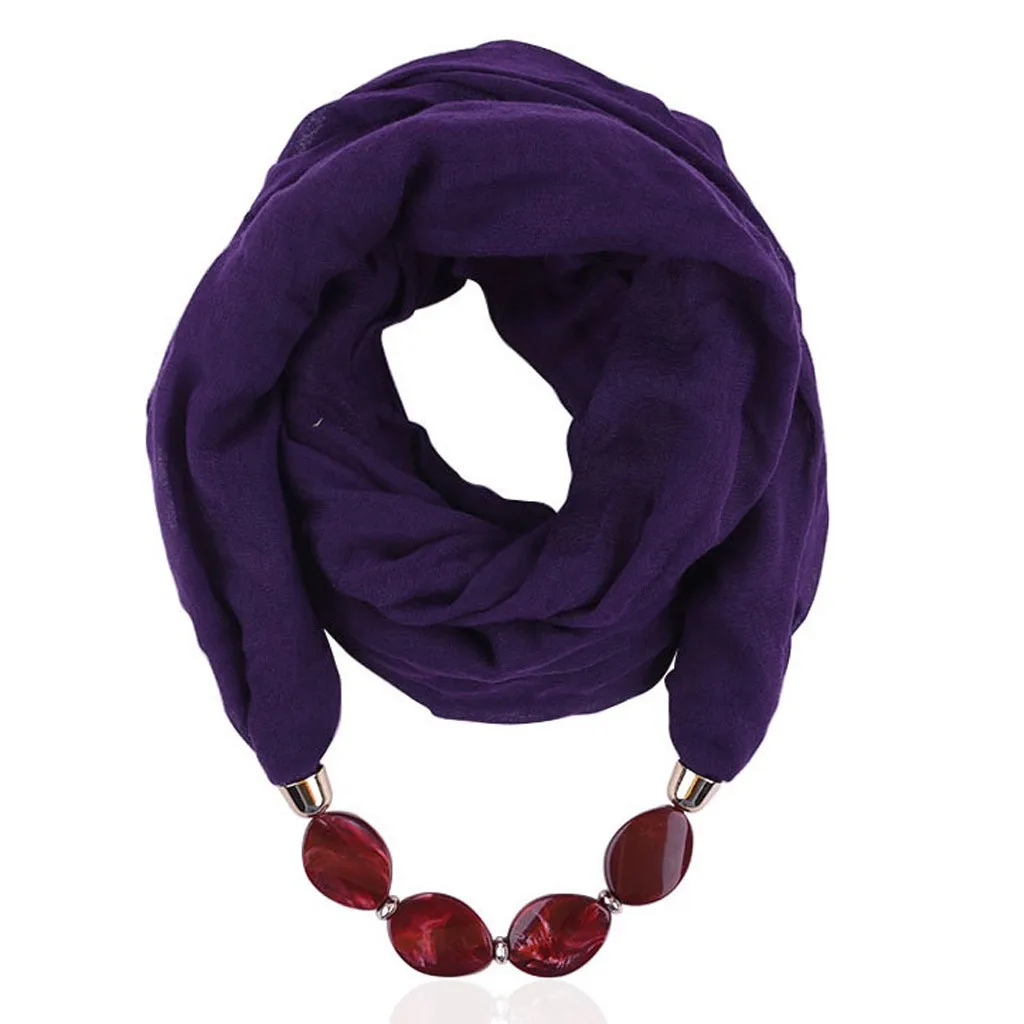 Многостильное ювелирное изделие, массивное ожерелье, кулон, шарф, женский шейный платок в богемном стиле, шарф, этнический стиль, мягкое ожерелье, шарф