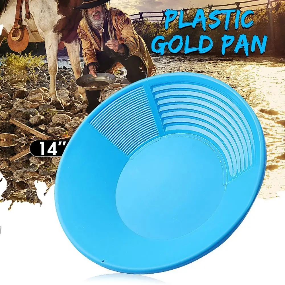 

Plastic Gold Pan Sifting Classifier Sieve Metal Detector Finder Nugget Tool