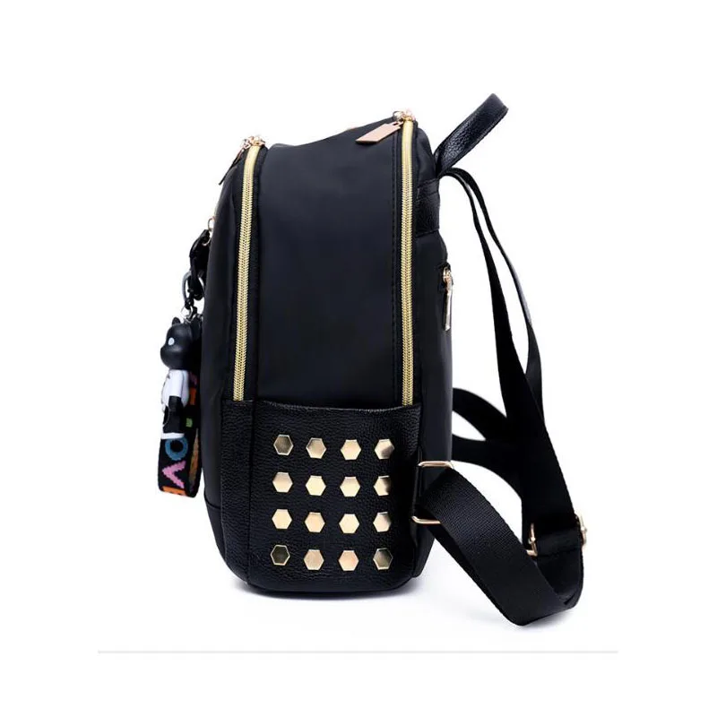 Fashion Backpack Large Capacity Oxford Cloth Women's Backpack Solid Color Junior Backpack Women's Bag Baby Travel Storage Bag