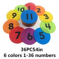 Mark Its Sitting Carpet Spots to Educate, Pack of 30 Rug Circles Marker Dots for Preschool, Kindergarten, and Elementary Teacher 1