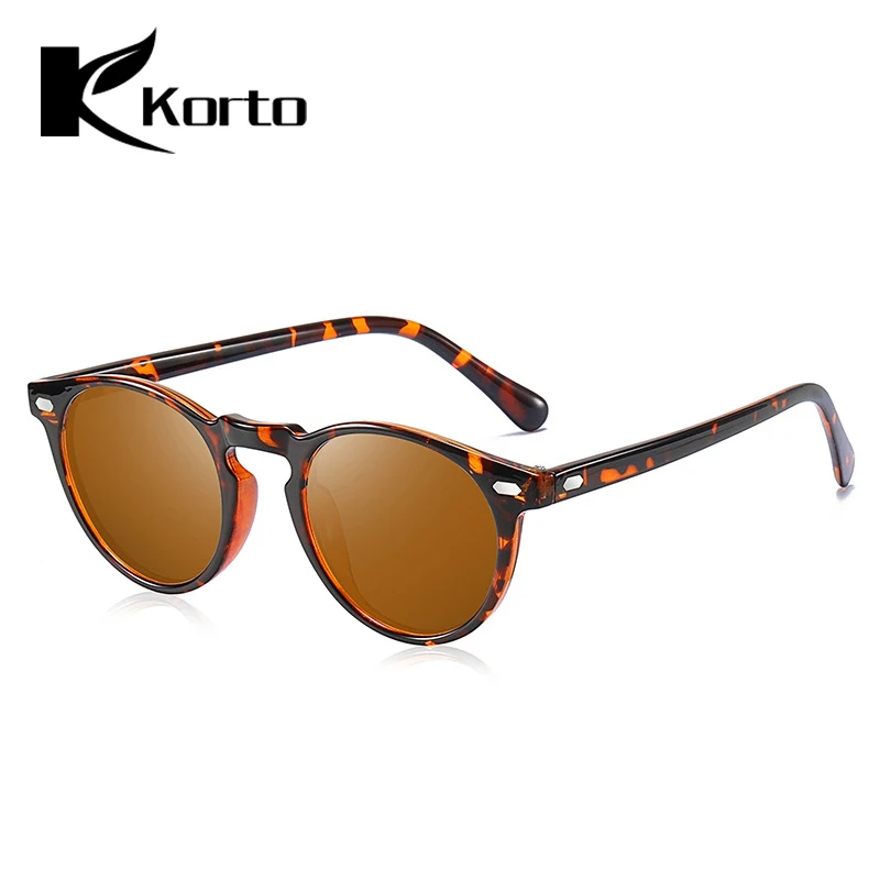 

Korto Women Polarized Sunglasses Round TR90 Frame 2019 Brand Designer Small Driving Sunglasses Oculos De Sol Zonnebril Dames