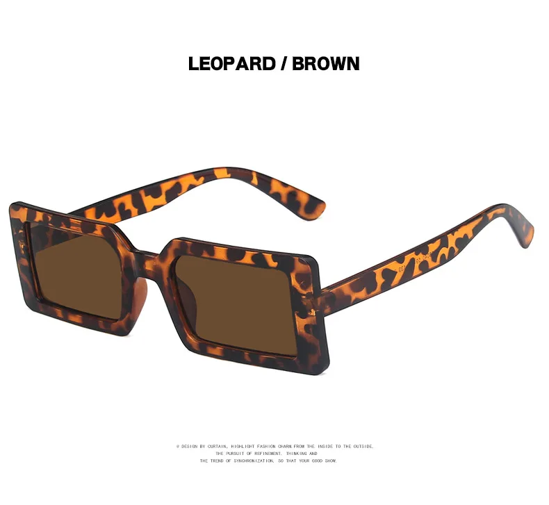Fashion Sunglasses Designer Luxury Brand Rectangle Sunglasses Women Vintage Small 2021 trend Female Sun Glasses Shades For Women (14)