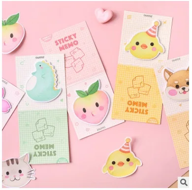 

16PCS/LOT chubby creative and lovely n times stickers memo pad
