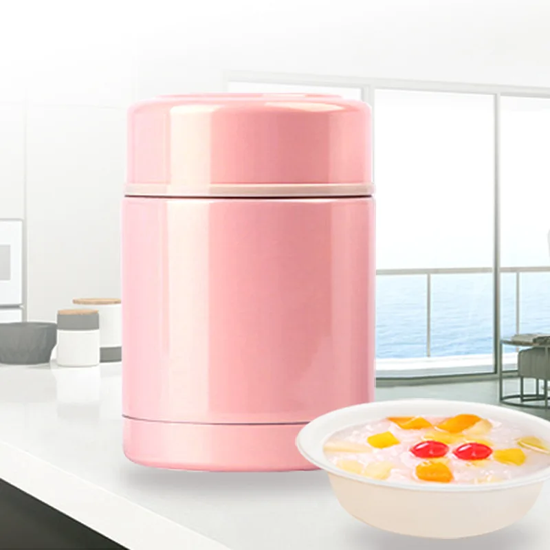

Outdoor 304 Stainless Steel Insulated Container Students Spacious Stewing Pot Heat Resistant Men And Women Children Container Cu