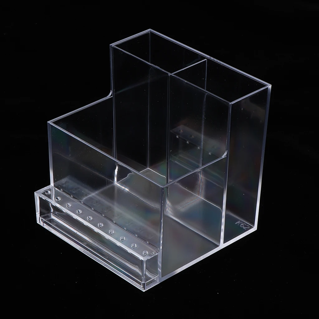 13 Holes Electric Nail Drill Bits Holder Exhibition Stand Display Organizer Nail File Stand Nail Art Manicure Tools Box 