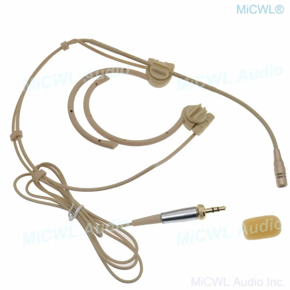 Pieghevole Auricolare Cardioide Microfono Per Sennheiser G2 G3 G4 Ew100 Ew300 Ew500 Wireless Digitale Beltboday Sistema Di 3.5 Millimetri Di Blocco