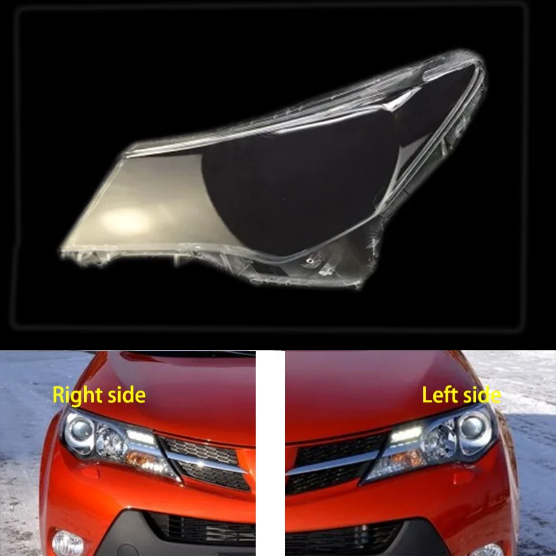 Для Toyota RAV-4 RAV4 13-15 передние фары прозрачный абажуры лампа основа маски фар shell
