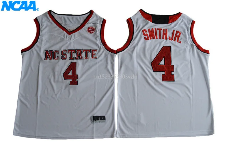 Новое поступление высокое качество NCAA NC State Dennis Smith Jr.#4 футболка колледжа Джерси S-XXXL