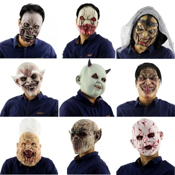 

Halloween Latex Mask Old Man Latex Mask For Masquerade Halloween Costume Party Bar Realistic Lightweight Horror Decoration