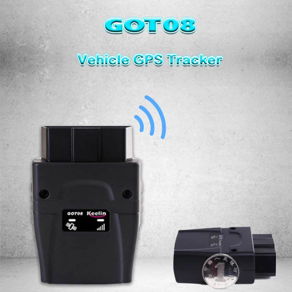 

GOT08 OBD GPS Easy to Install Tracker For Vehicle Truck Locator Real-time Tracking Device Add Geo-fence&Unplugging Alarm