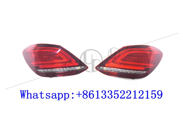 C class W205 rear lights fit for old to new 2019year style tail lights (10)