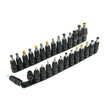 

Universal 28Pcs/Set DC Power 5.5x2.1mm Jack to 28 Plug Power Adapter for Notebook HJ55