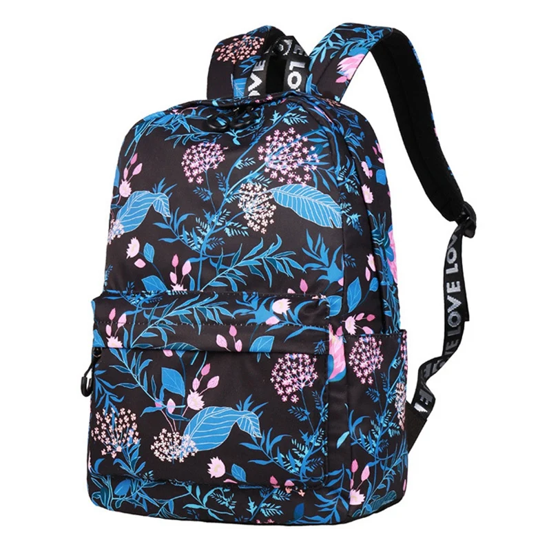 

Large Capacity Women Backpack New Multifunction Flower Backpacks Bags for Women Waterproof Canvas Backpacks