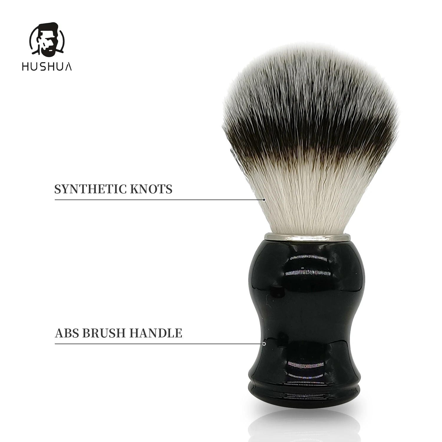 GDMG ABS Handmade Shaving Brush For Men With Badger Hair Knot  21mm, Can Be Customized LOGO,Gift For Dad Husband