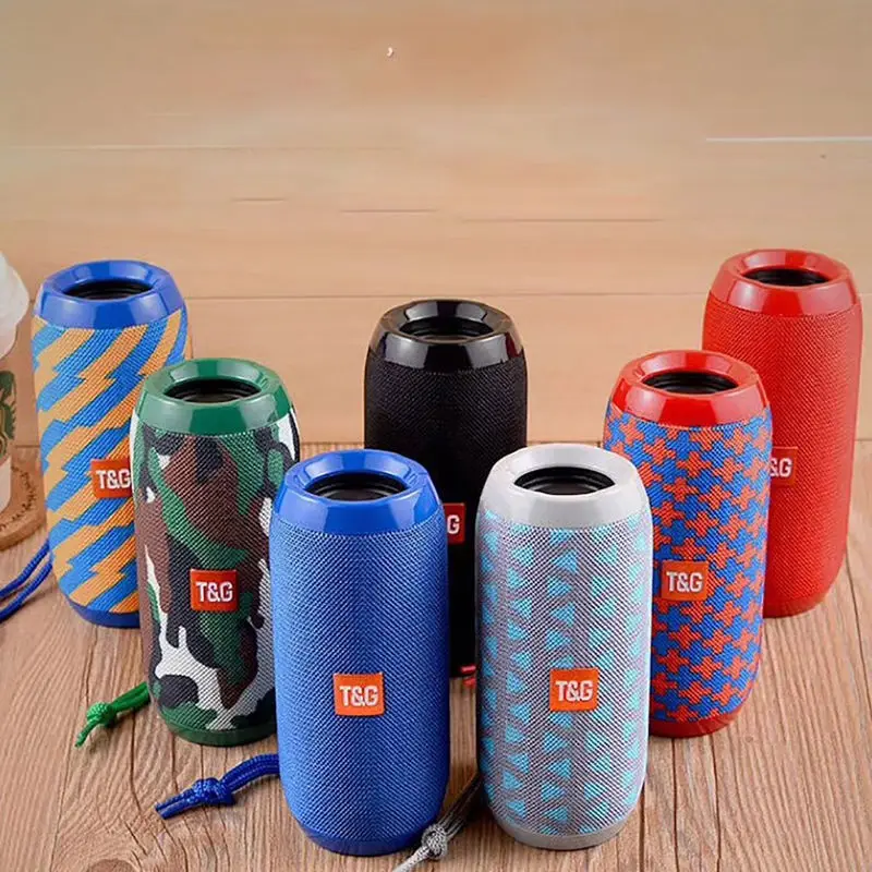 Bluetooth Wireless Speakers Waterproof Stereo Column Portable Speaker with Mic FM Radio MP3 Bass Sound Box Bluetooth Wireless Speakers Waterproof Stereo Column Portable Speaker with Mic FM Radio MP3 Bass Sound Box
