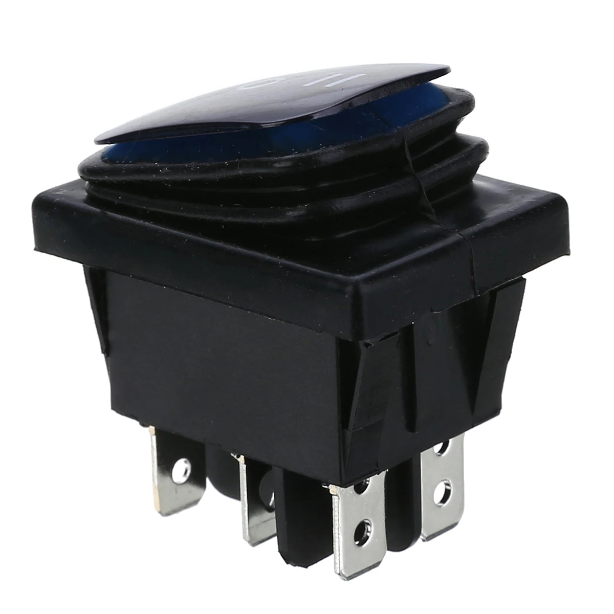 For 12V DC Power Automobiles 1pc Car Boat On-Off-On 6 Pin 12V LED Light Rocker Toggle Switch Waterproof Mayitr