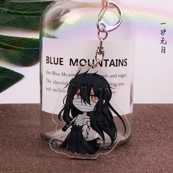 

New Anime Bleach Keychain Japanese Cartoon Kurosaki Ichigo Acrylic Car Key Holder Chain Pendants Keyrings Jewelry Accessories