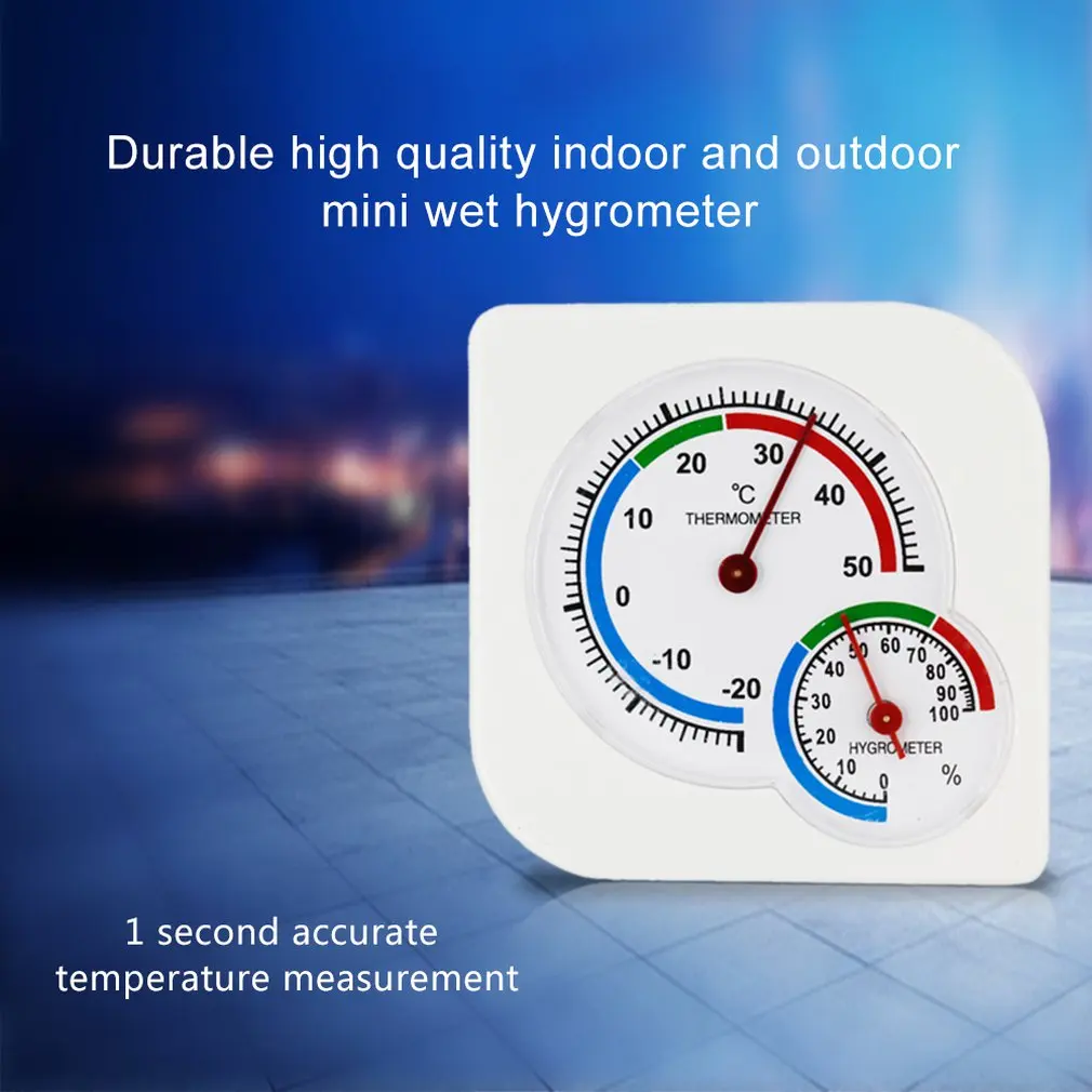 Мини-термометр детский дом комната влажный гигрометр-20~ 50 градусов. C измеритель температуры пластиковая метеостанция