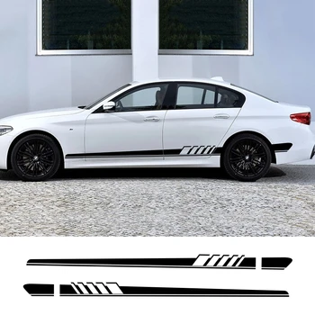 

2Pcs Car Long Side Stripe Stickers for Seat Leon MK3 MK2 Ibiza 6J 6L FR Ateca Arona Auto Vinyl Film Decal Car Tuning Accessories