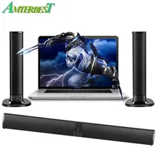 AMTERBEST BS-36 Sound Blaster Саундбар портативный Bluetooth динамик Инновационный складной Сплит ТВ динамик bluetooth Поддержка TF карта