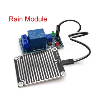 

Raindrops Controller Module Rain Sensor Relay Module For Arduino Foliar Moisture M35 Monitor Weather