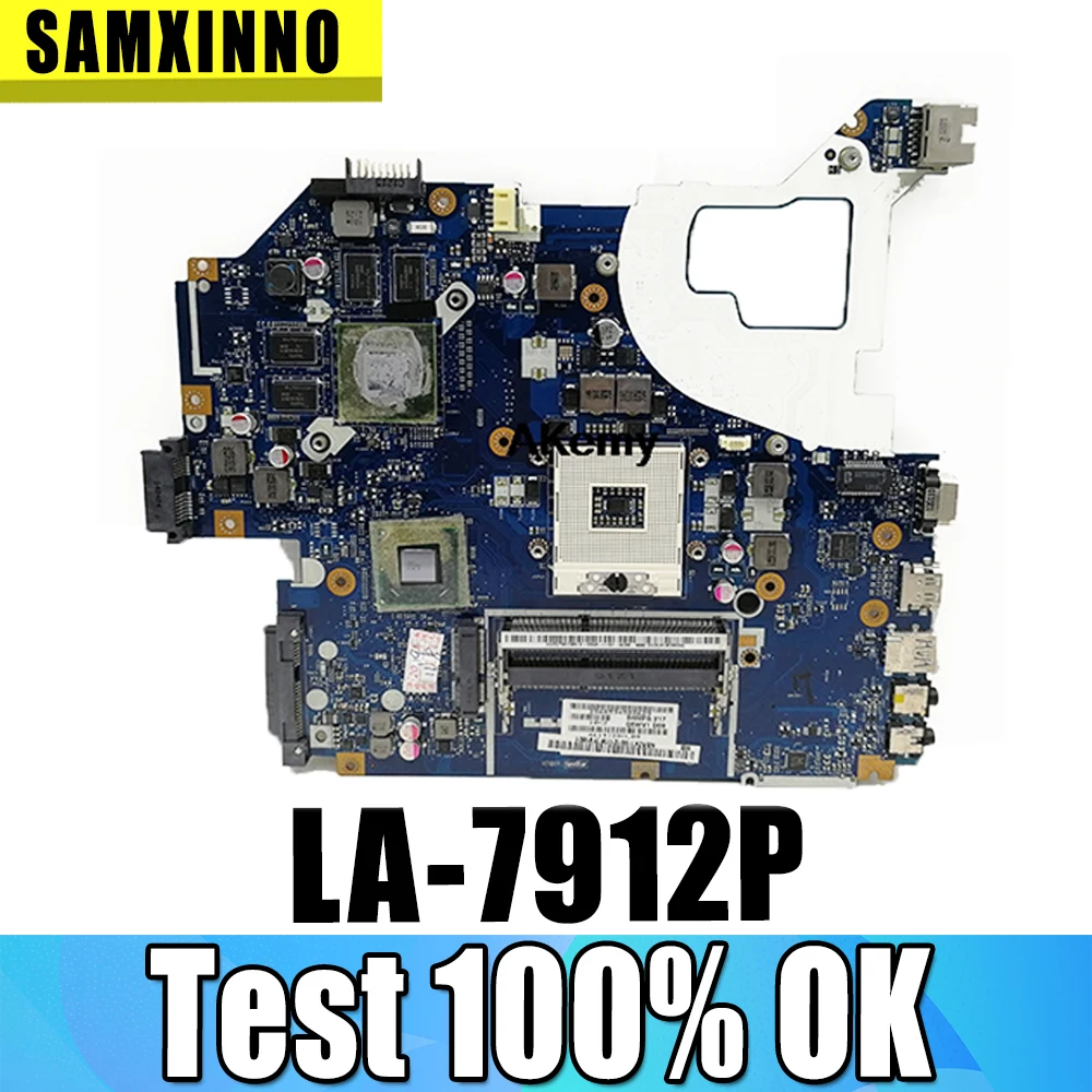 LA-7912P материнская плата для ноутбука Acer Aspire E1-571G V3-571G V3-571 Q5WVH HM77 PGA989