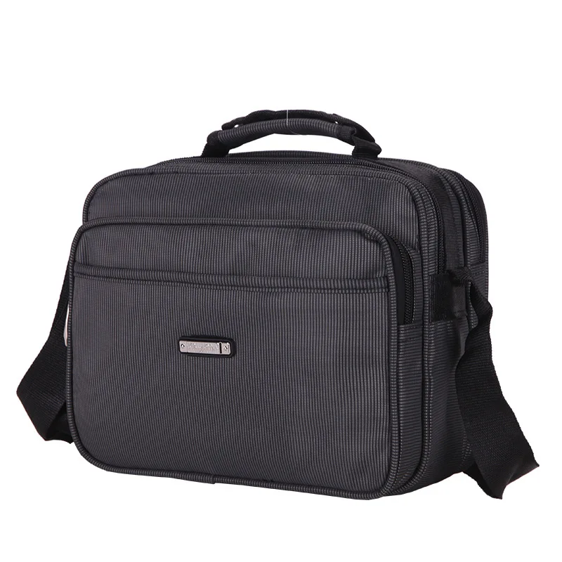 

Shoulder Bag Men's Multi-functional Women's Wallet Shoulder Bag Business Oxford Cloth Bag Thick Multilayer Courier Cash Storage