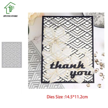

Rectangular background frame Cutting Dies for DIY Scrapbooking Photo Album Embossing Decorative Craft Die 2020 New