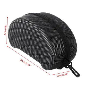 

Protection EVA Ski Goggle Case Sunglasses Carrying Zipper Buckle Hard Box Holder Y4UB