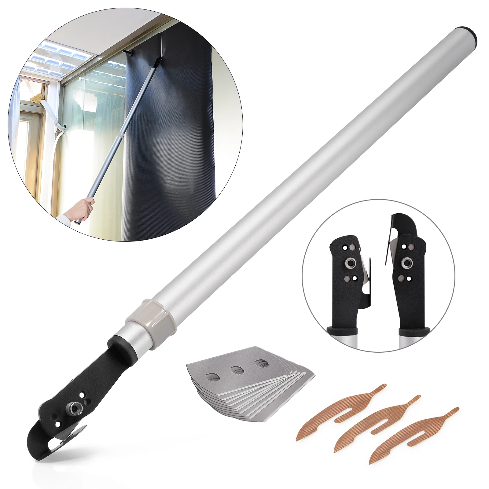 

EHDIS Flexible Handle Vinyl Wrapping Cutting Tool Car Sticker Decal Film Cutter Knife Teflon Coating Vehicle Accessory Hand Tool