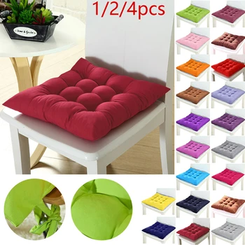 

Winter Office Bar Chair Back Seat Cushions Sofa Pillow Buttocks Seat Cushion Pad Home Chair Cushion 37x37cm 1/2/4pcs