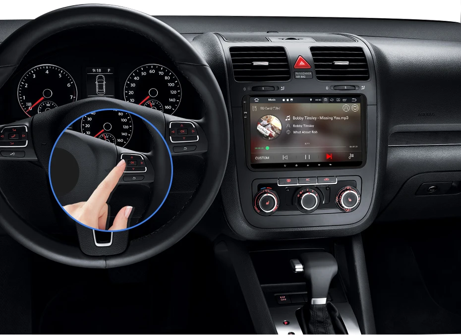 Discount Android 9.0 Car Multimedia Player Navigation Car Radio 2 Din Stereo DVD For Mercedes Benz SMART 2016 VW Touareg Multivan T5 2010 21