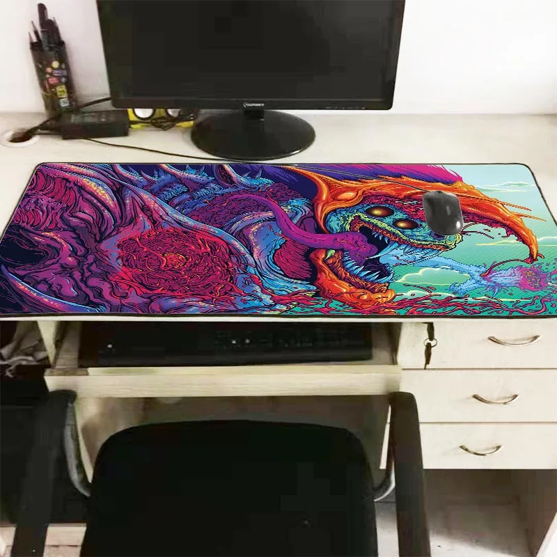  90*40cm Large Gaming Lock Edge Speed Mouse Pad Mat for CS GO Hyper Beast AWP for CSGO DOTA LOL Game