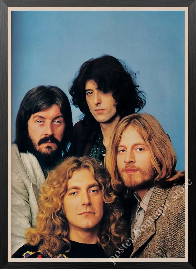 Led Zeppelin рок-н-РОЛ постер, Jimmy страница, Роберт Плант винтажные наклейки домашний Декор наклейки на стену девять процентов/4 - Цвет: 21