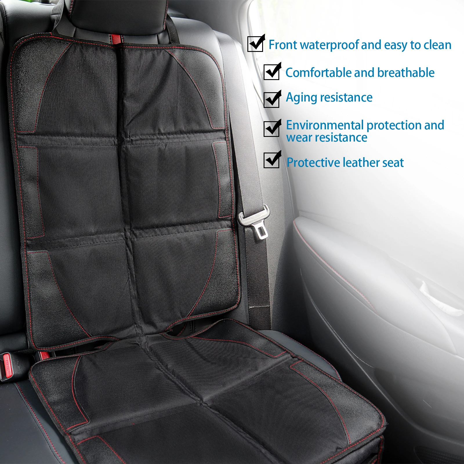 Car Seat Cover Child Children Kids Safety Seat Protective Sheet Mat Pad Auto Baby Protector Pet Dirt Kick Mat Organizer