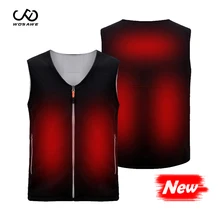 WOSAWE лыжный термальный жилет наружный USB Инфракрасный Электрический Регулируемый нагревательный жилет мужской и женский зимний теплый нагревательный жилет