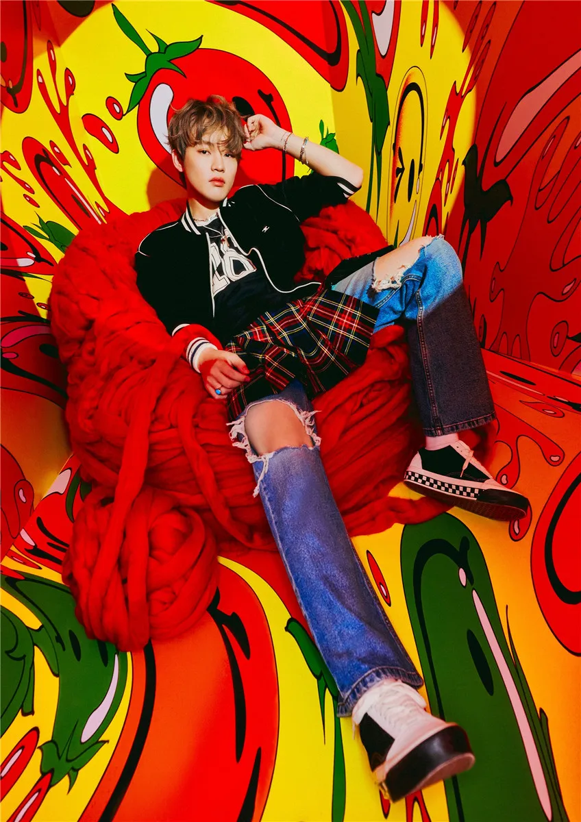 Korean Boys KPOP NCT Dream 1st Album Hot Sauce Posters Clear Image Home Art Brand Wall Stickers Home Decoration 