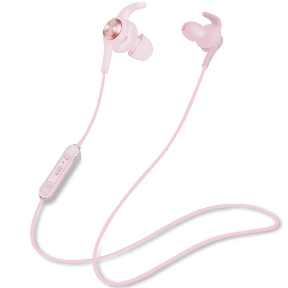 FOOVDO Wireless Headphones Bluetooth V5 0 Waterproof Bluetooth Neckband Magnetic Connection Sports Earbuds Sport Built in Mic