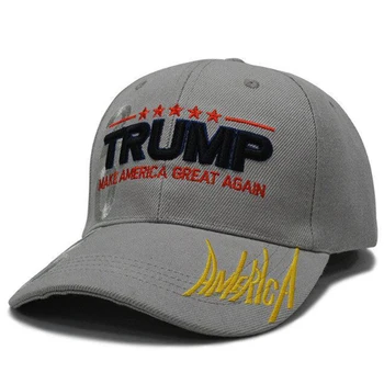 

Hat Comfortable Canvas Letters Casquette Breathable Adjustable Baseball Cap Hip-Hop Fashion Men Women Outdoor For Trump 2020
