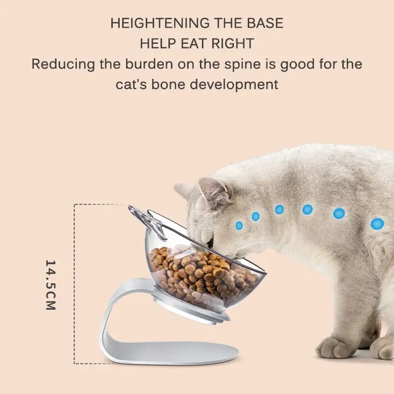 High Quality Single Bowl High Rack Pet Food Drinking Bowl Cat Dog Feeder Pet Feeding Pet Non-Slip Bowl