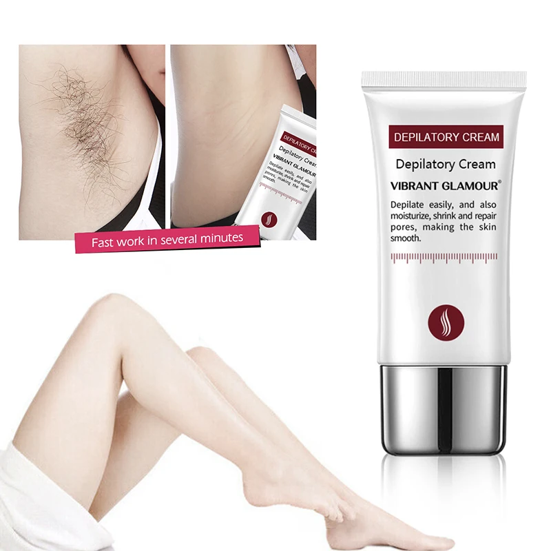 

VIBRANT GLAMOUR Depilatory Hair Removal Cream Painless Armpit Legs Arms Hair Removal Nourishing Repair Body Skin Care TSLM1