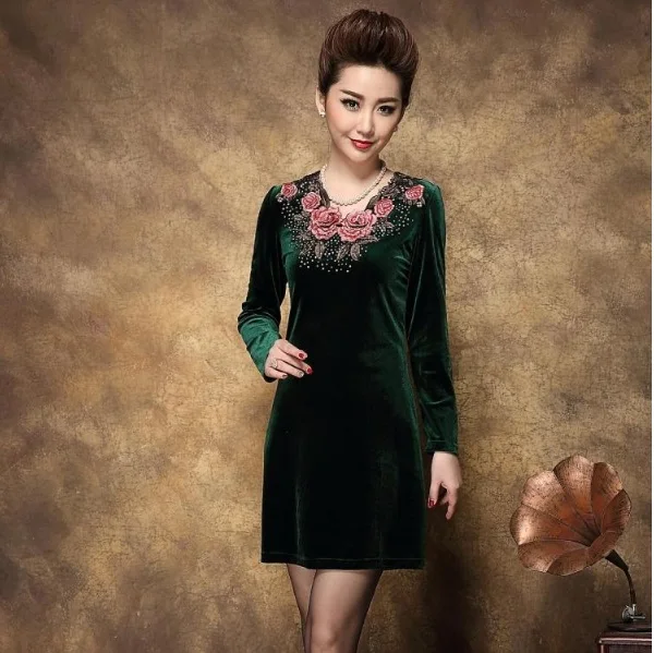 Модное vestido de festa 2020 Женское зимнее платье Vetement Femme размера плюс с длинным рукавом