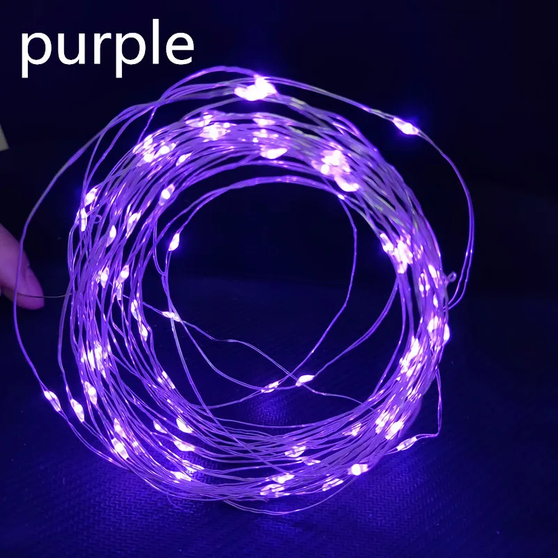 Christmas Tree Decorations 2M/3M/5M/10M Copper Wire LED String Lights Holiday Lighting Fairy Lights New Year Christmas Ornaments