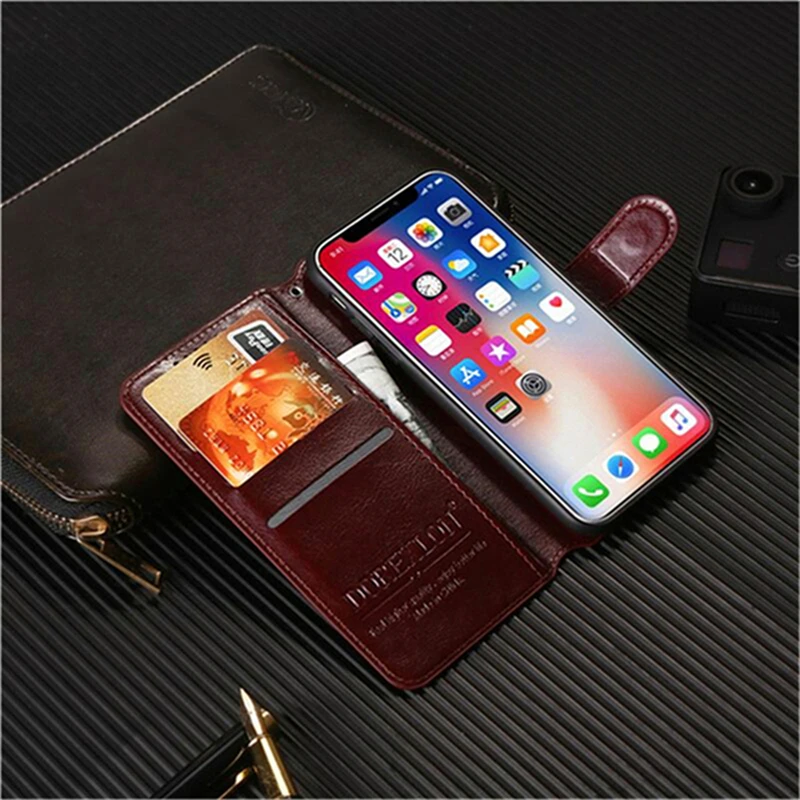 Leather Case For LG K10 LTE M2 F670 Q10 K420N K430 K430DS K10 2016 Wallet Flip Card Holder Stand Book Bag 360 Protection Cover