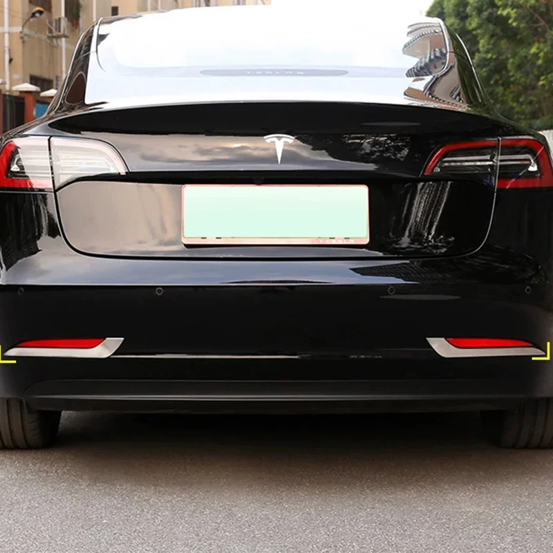 Задний противотуманный светильник полосы для Tesla модель 3 аксессуары/автомобильные аксессуары модель 3 Тесла tesla модель 3 углерод/аксессуары