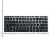 Russian Laptop keyboard for HP EliteBook Folio 9470M 9470 9480 9480M 702843-001 RU Replace Keyboard Silver ► Photo 3/5