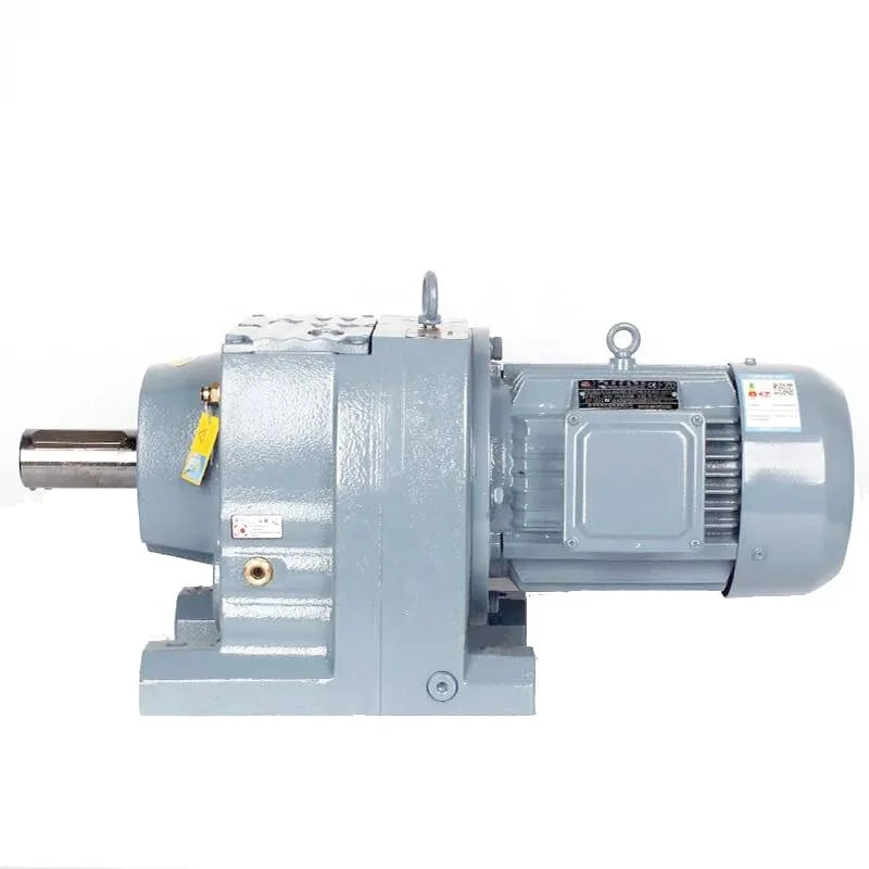 

R77 gear motor with 3hp 380v R series helical speed reducer with motor