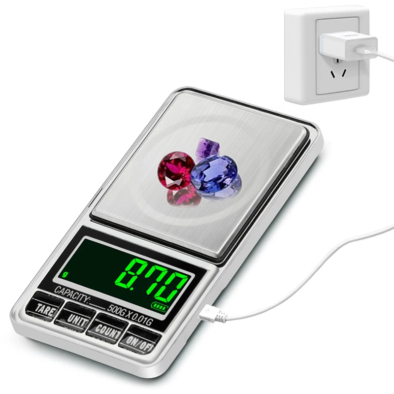 LCD Display Digital Scale 0.01 Precise mini pocket Electronic Balance Gram Weight for Kitchen Jewelry Gold Herb|Weighing Scales| - AliExpress