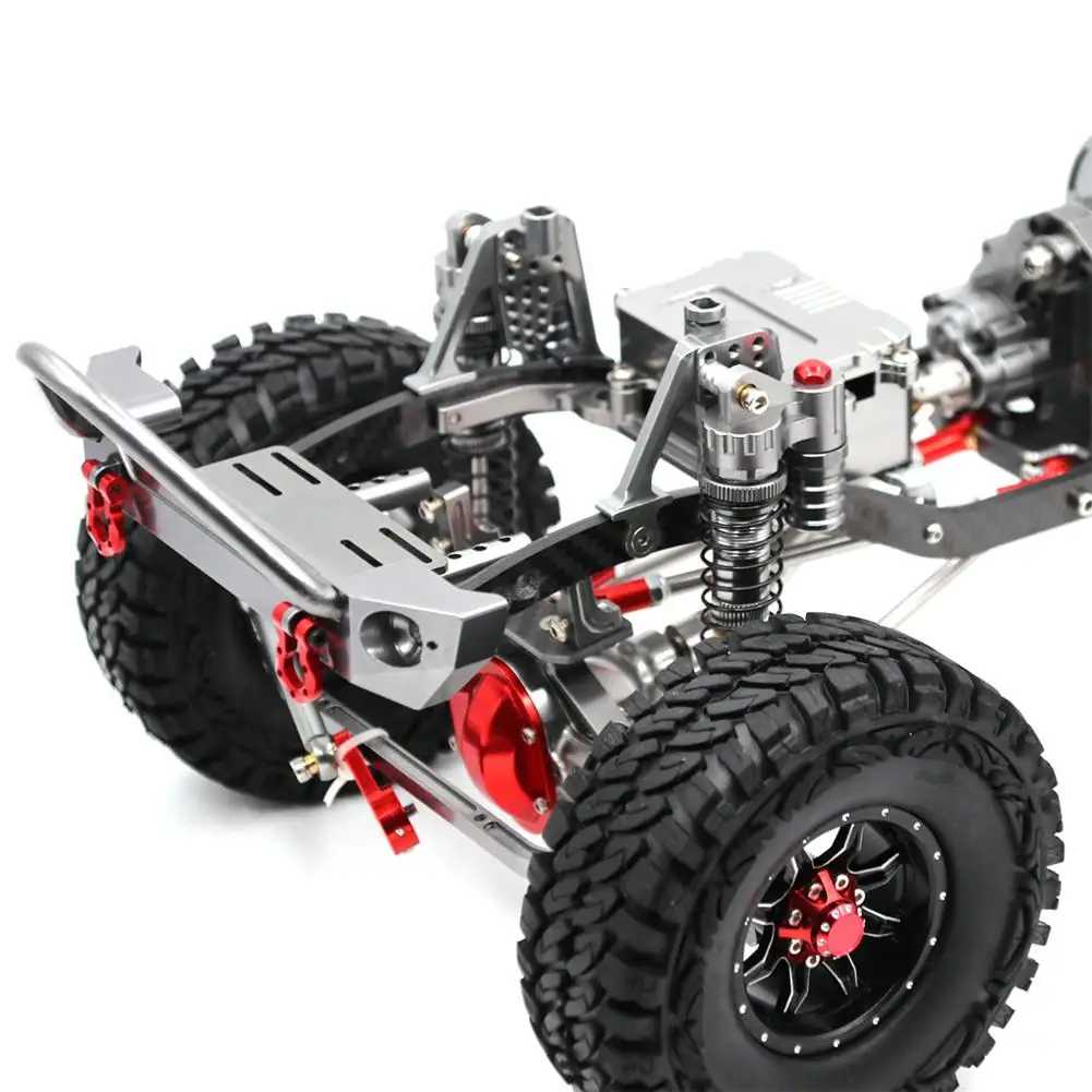 Kuulee(обратная обновленная версия) 1/10 универсальная 313 колесная база рама CNC полностью Металлическая TRX4 SCX10